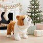 BABY FRANKIEZHOU Simulation English Bulldog Plush Toy, English Bulldog Stuffed Animals, Cute Puppy Soft Dog Stuffed Toy Gifts for Kids,10 Inches Long…