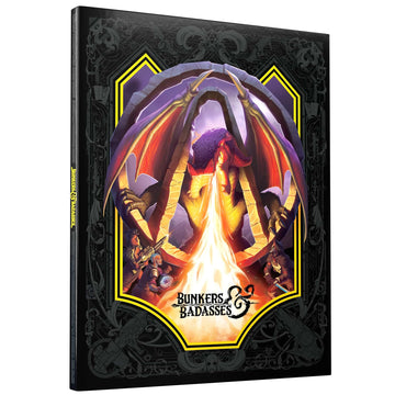 Nerdvana Games: Bunkers & Badasses RPG: Sourcebook - Standard Edition - Hardcover Book, Tabletop Role Playing Game, Official Borderlands License