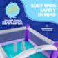 Sunny & Fun Inflatable Bounce House with Slide & Bouncy Posts