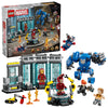 LEGO Marvel Iron Man’s Laboratory: Hall of Armor Building Toy - Marvel Superhero Toy for Kids, Boys and Girls, Ages 8+ - with Minifigures and a Mech