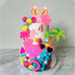 18 PCS Beach Cake Topper Summer Hawaiian Cake Decorations with Slipper and Sunglasses Clay for Swimming Pool Aloha