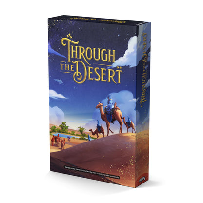 Allplay Through The Desert - Classic Strategy Board Game - Approachable, Elegant, Tactical - One of The Great Strategy Board Games for Adults - Also
