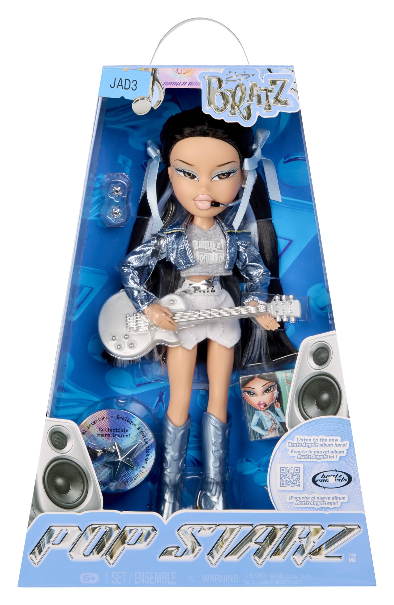 Bratz Pop Starz Jade Fashion Doll with Accessories and Charm
