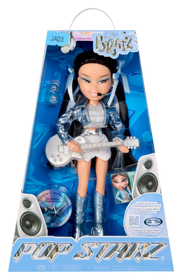 Bratz Pop Starz Jade Fashion Doll with Accessories and Charm
