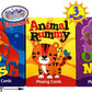 Matty's Toy Stop Deluxe Jumbo Classic Playing Card Games Set (6.75" x 4.75") Featuring Go Fish, Old Maid & Animal Rummy - 3 Pack