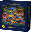 Mickey & Friends Painting in Paris, Disney Dowdle Puzzle, 500 Piece Jigsaw Puzzle for Adults