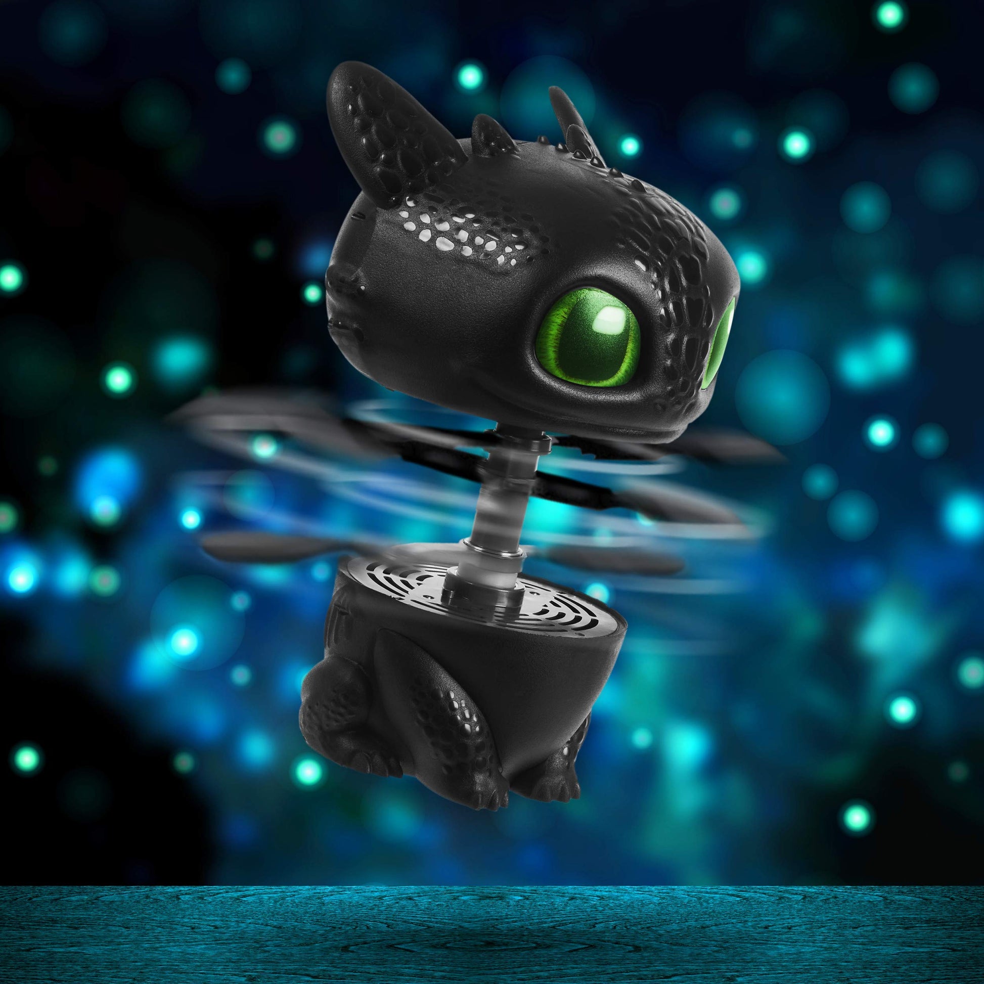 DreamWorks Dragons, Flying Toothless Interactive Dragon with Lights and Sounds, for Kids Aged 6 and up