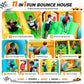 AirMyFun 11-in-1 Extra Large Bounce House for Kids 3-8 with Double Slides