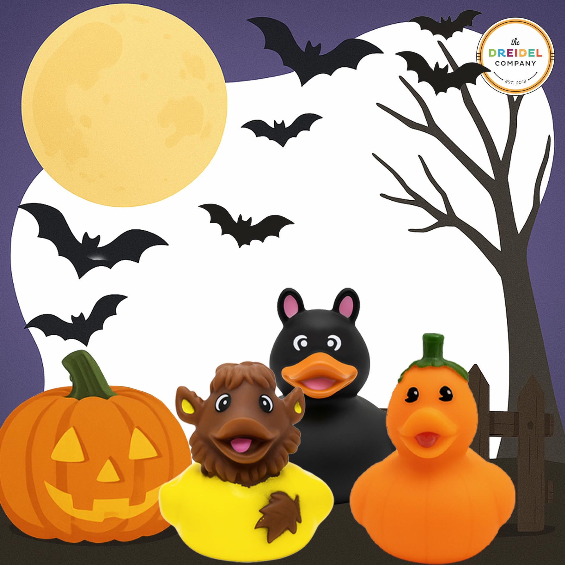100 Halloween Rubber Duck Toy Duckies for Kids, Fun Bath Birthday Gifts Baby Showers Summer Beach and Pool Activity, 2" (100-Pack)