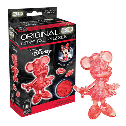 BePuzzled, Disney Minnie Mouse Original 3D Crystal Puzzle, Perfect for Puzzlers Ages 12 and Up, Challenging to Complete and Beautiful to Display
