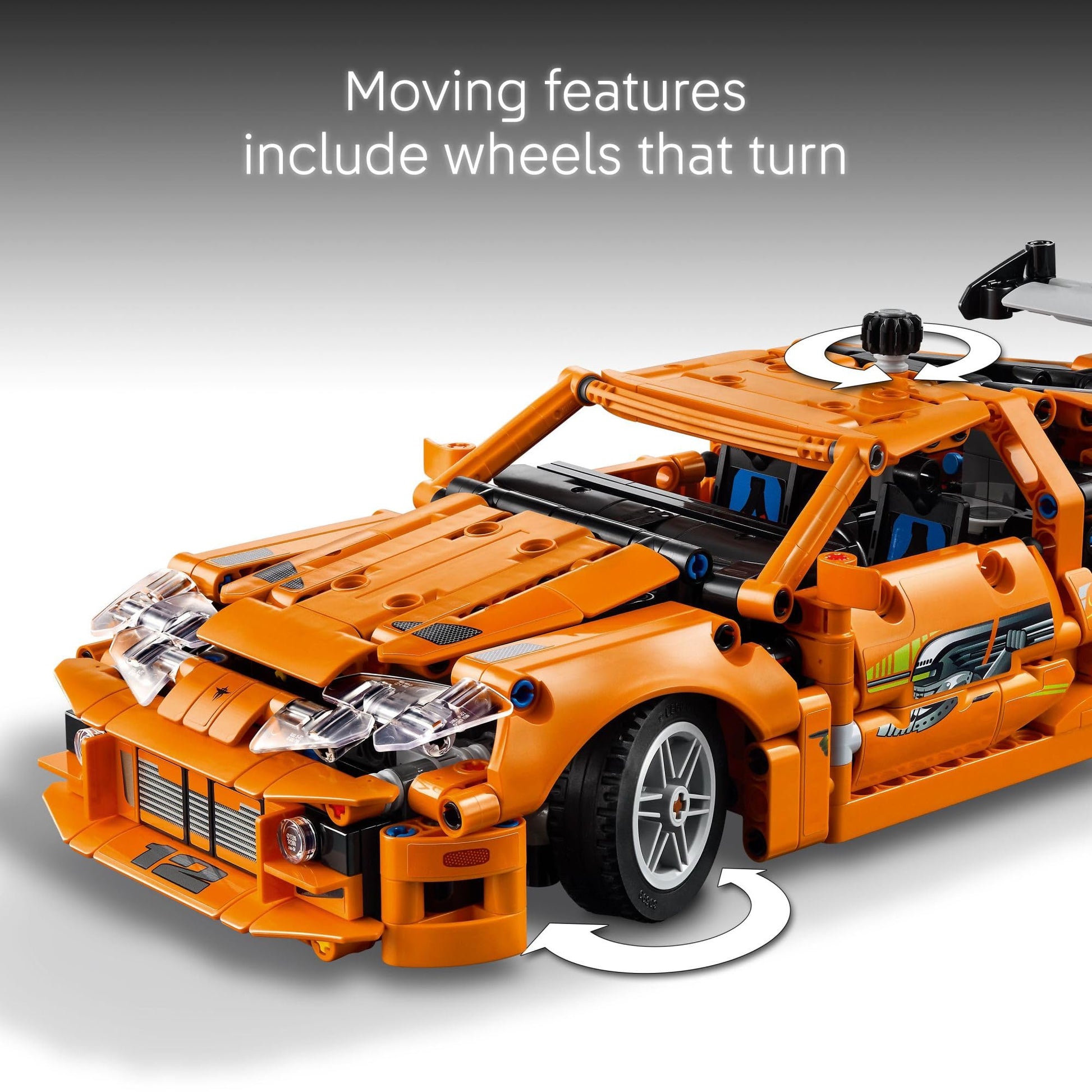 LEGO Technic Fast and Furious Toyota Supra MK4 Building Kit- Toy Car for Kids, Boys, and Girls, Ages 9+ - Creative Gift for Fast and Furious Car Fans
