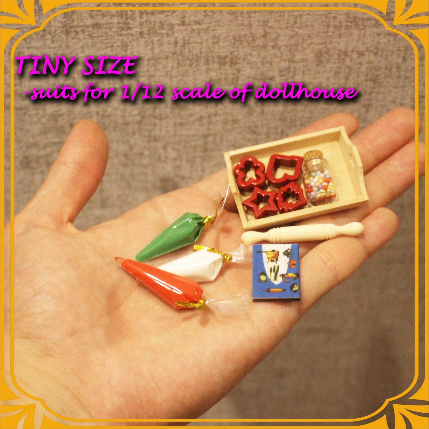 1 12 Scale Dollhouse Furniture Miniature Baking Sets