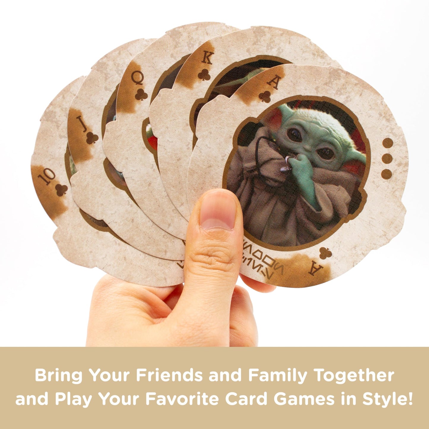Star Wars The Mandalorian The Child Shaped Playing Cards Deck