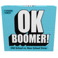 Games Adults Play OK Boomer - The Old School vs. New School Trivia Game, Blue Sky, Includes 220 Cards