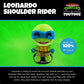 Youtooz TMNT Leonardo Shoulder Rider 6" Plush, Collectible Leonardo Shoulder Rider from Teenage Mutant Ninja Turtles TMNT Plush Collection