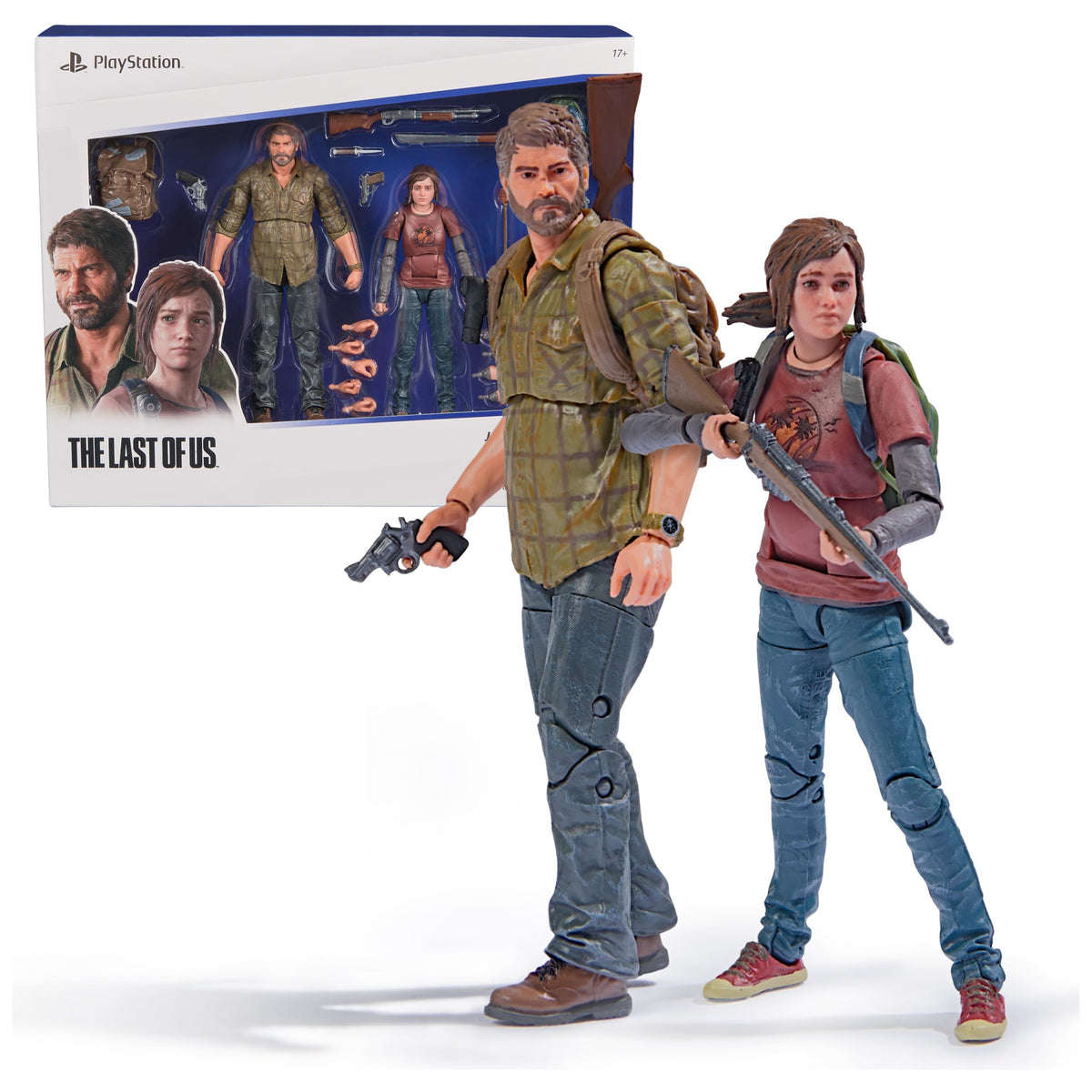PlayStation The Last of Us Joel & Ellie 6" Deluxe Figure 2-Pack