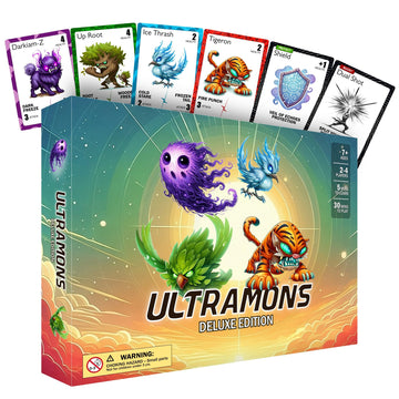 Ultramons Deluxe Edition | Award-Winning Family Strategy Game for Kids & Adults | Monster Battle Game | Ages 7-99, 2-4 Players, Learn in 5 Minutes