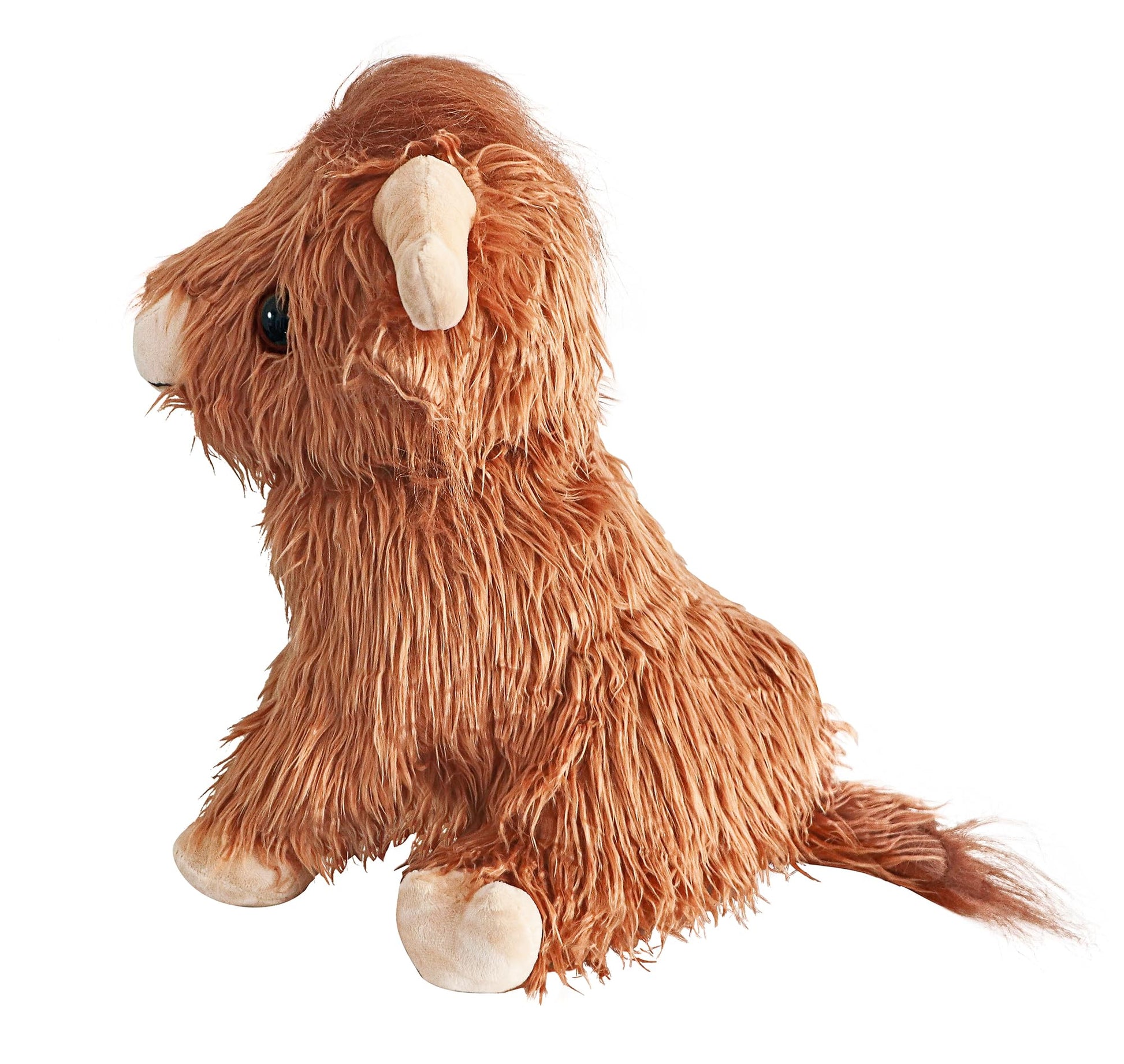 illuOKey Highland Cow Stuffed Animal, 16-inch Large and Cute Highland Cow Plush, Fluffy Cow Stuffed Animal, Stuffed Cow Plush for Kids Play, Pillow