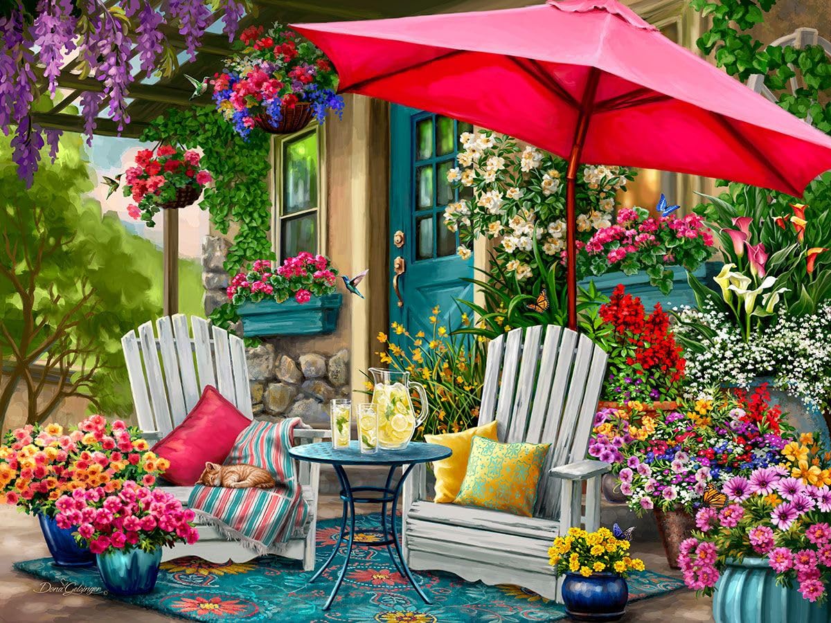 Springbok Sweet Summertime 500 Piece Jigsaw Puzzle for Adults