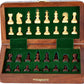BKRAFT4U Handmade Wooden Rosewood Foldable Magnetic Chess Game Board with Storage Slots, 7 Inch