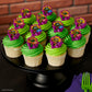 DecoPac Teenage Mutant Ninja Turtles Turtle Power Rings, Cupcake Decorations For Birthday Party, Cakes, And Celebrations - 24 Pack