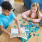 Crocodile Creek 100-Piece Jigsaw Puzzle for Kids Ages 5 and Up - Fun and Educational Table or Floor Puzzles - Heavy-Duty Box for Storage - Bunny - 15"