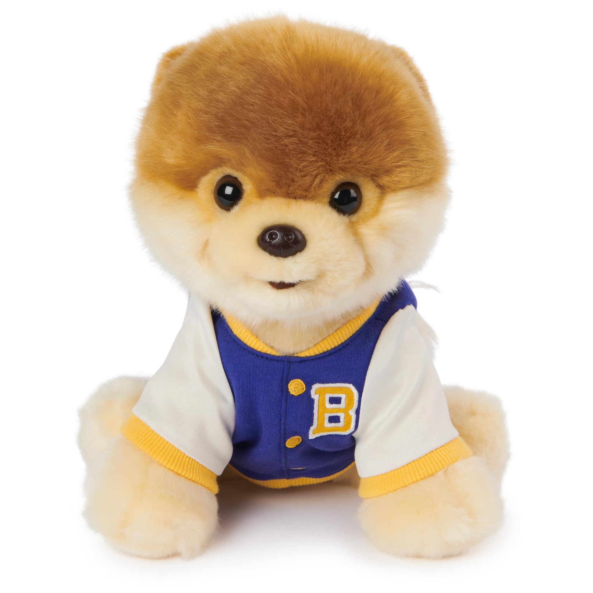 GUND Boo, The World’s Cutest Dog Varsity Jacket Plush Pomeranian Stuffed Animal for Ages 1 and Up, 9”