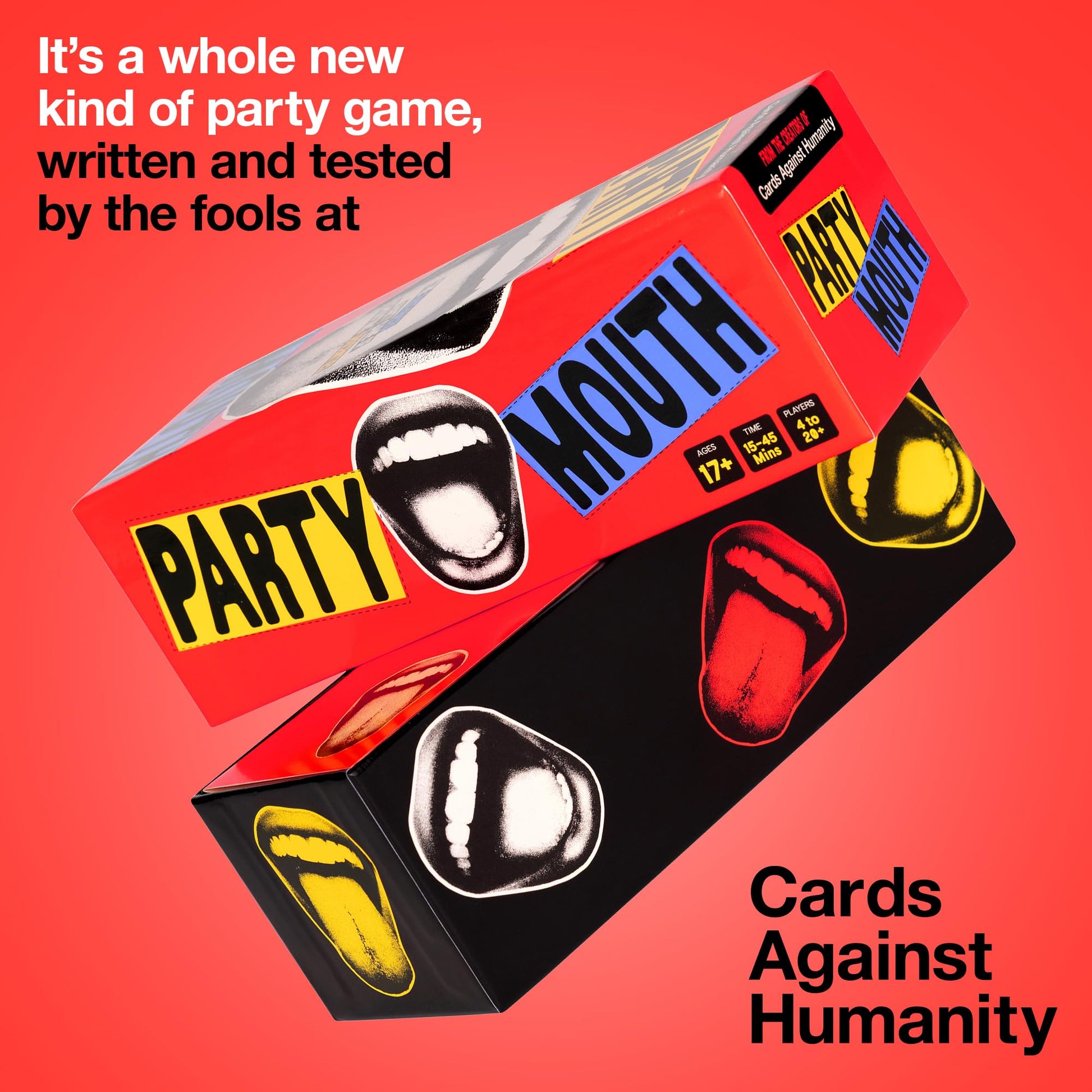 Party Mouth by Cards Against Humanity • A Fast and Filthy Adult Party Game • Mind Meld with Friends and Shout Absurd Phrases