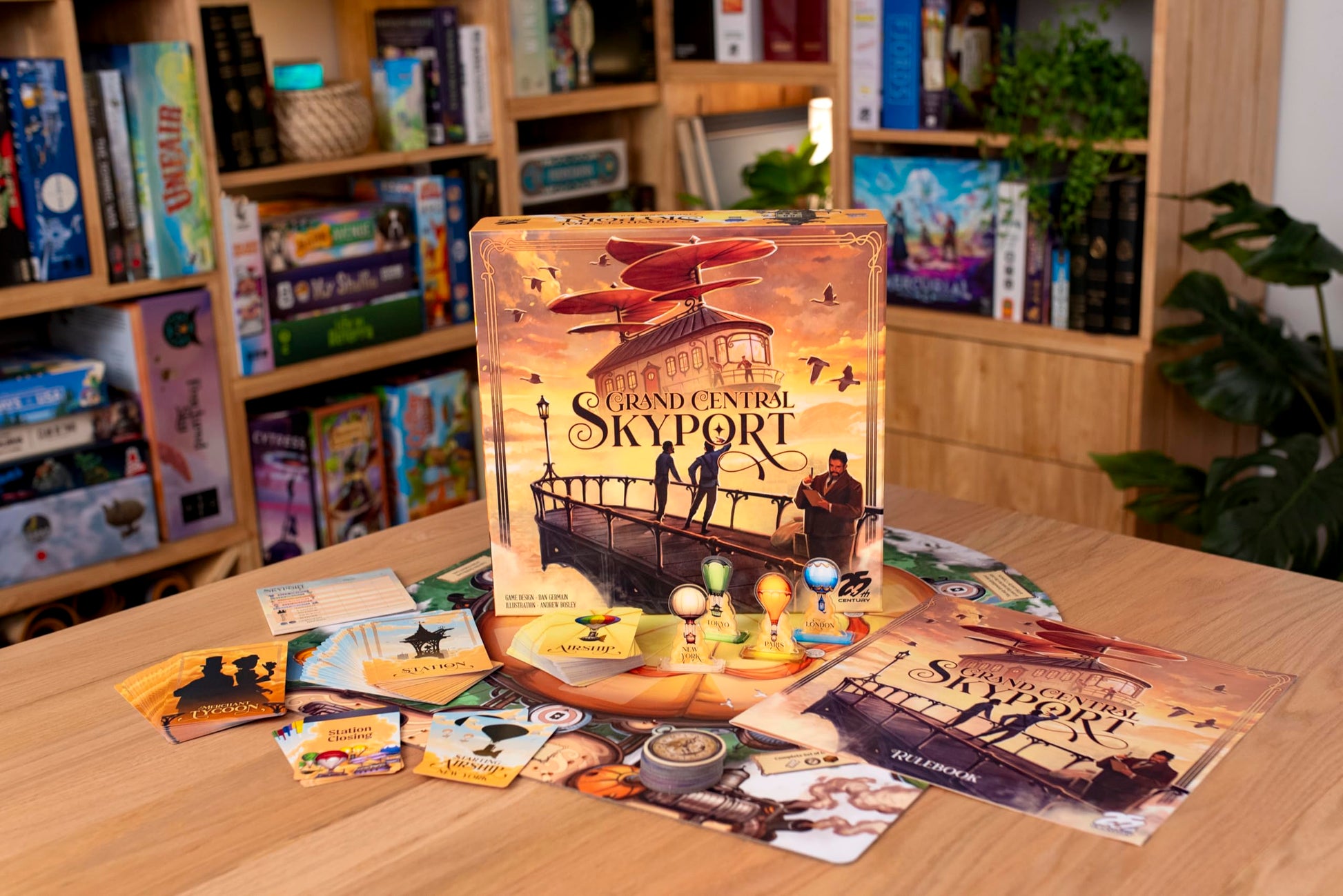 Grand Central Skyport - 25th Century Games | Ages 14+, 2-4 Players, 30-60 Minutes