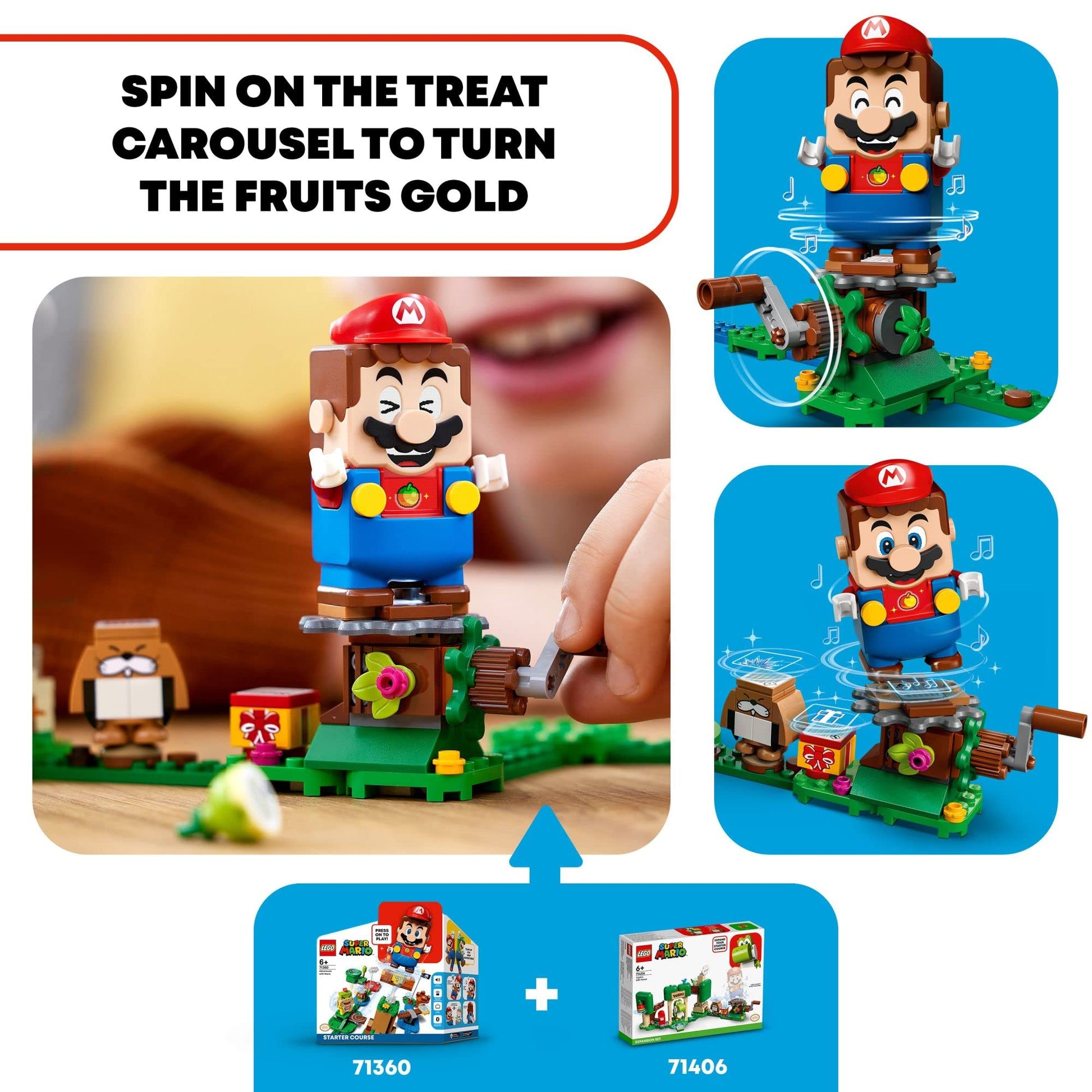 LEGO Super Mario Yoshi's Gift House Expansion Building Toy Set 71406 - Featuring Iconic Yoshi and Monty Mole Figures, Great Gift for Boys, Girls,