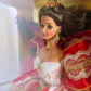 1997 Happy Holidays Brunette Barbie Doll NRFB by Barbie