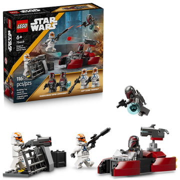LEGO Star Wars Siege of Mandalore Battle Pack Building Toy for Boys & Girls - The Mandalorian Pretend Play Set W/4 Character Minifigures for Kids