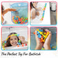 ODELA Genius Suckers 155Pcs Suction Toy Kids Sensory Toys - Baby Toy Suckers Building Toys - STEM Development Sucker Toys for Kids - Colorful Suction