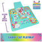 DreamWorks GABBY'S Dollhouse, Gabby Cat Playmat, with 2 Figures, Dollhouse Accessories & Board Game with Dice, Kids Toys for Girls & Boys Ages 3