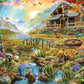 Buffalo Games Adrian Chesterman, Paradise in the Country, 1000 Piece Puzzle