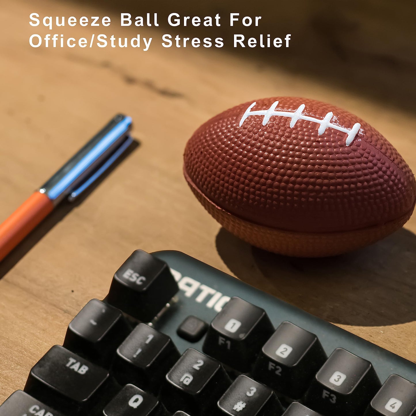 GIFTEXPRESS 1 Dozen 4" Foam Mini Football Stress Balls, Mini Sport Balls, Game Day Decoration Party Favor, Football Themed Party Supplies