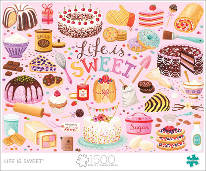 Buffalo Games - Life is Sweet - 1500 Piece Jigsaw Puzzle for Adults