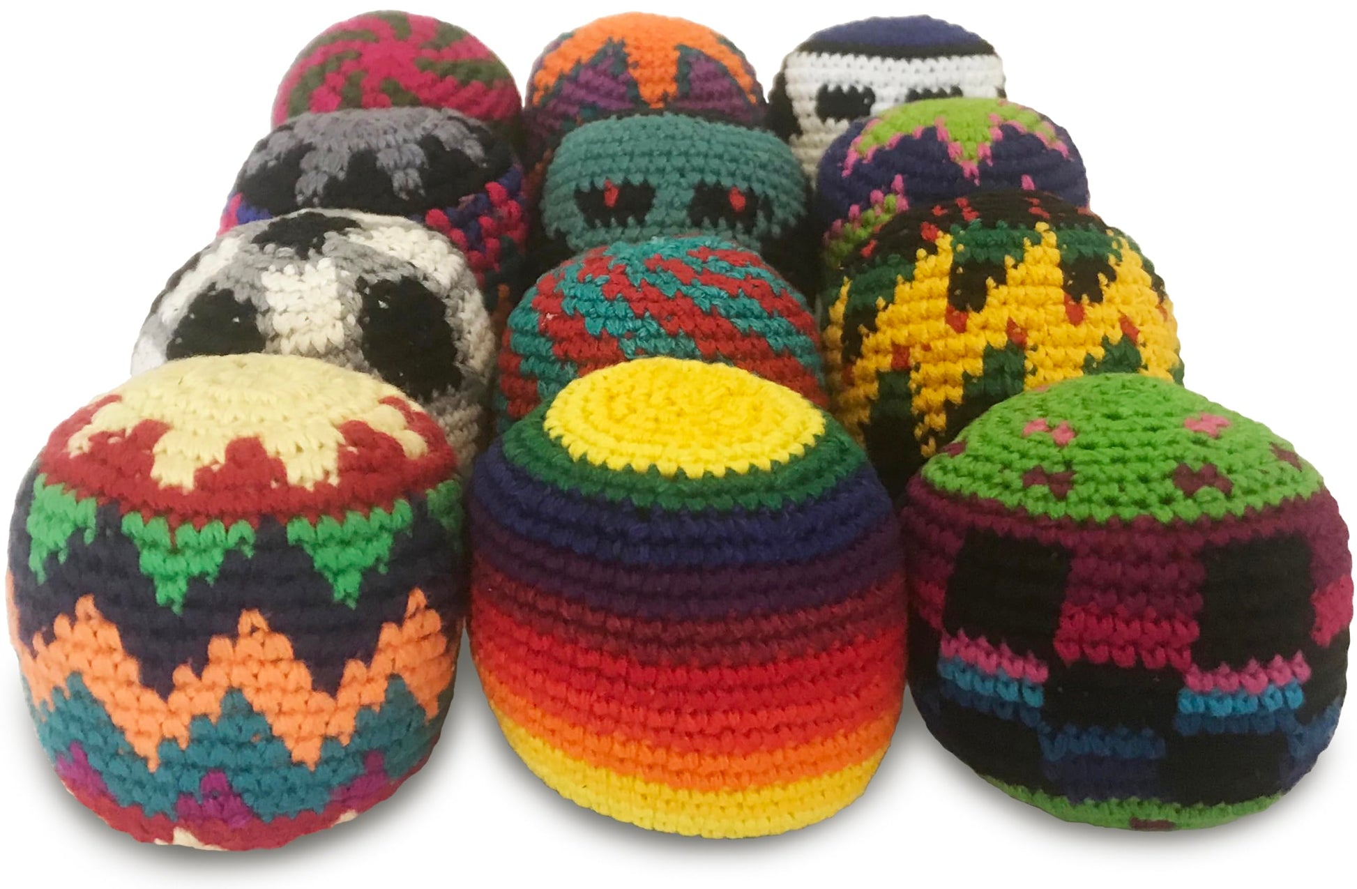 DIRTBAG Footbag Crochet 12 Pack of Sacks You Kick