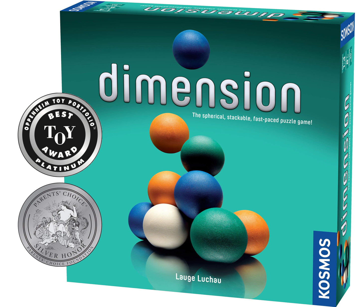 Dimension - A 3D Fast-Paced Puzzle Game from Kosmos | Up to 4 Players, for Fans of Strategy, Quick-Thinking & Logic | Parents' Choice Silver Honor