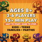 Rivora Games SMACKarang Card Game - Fast-Paced Family & Party Game for Kids 8+, Teens & Adults - 3-6 Players - Color-Matching Action with Unique