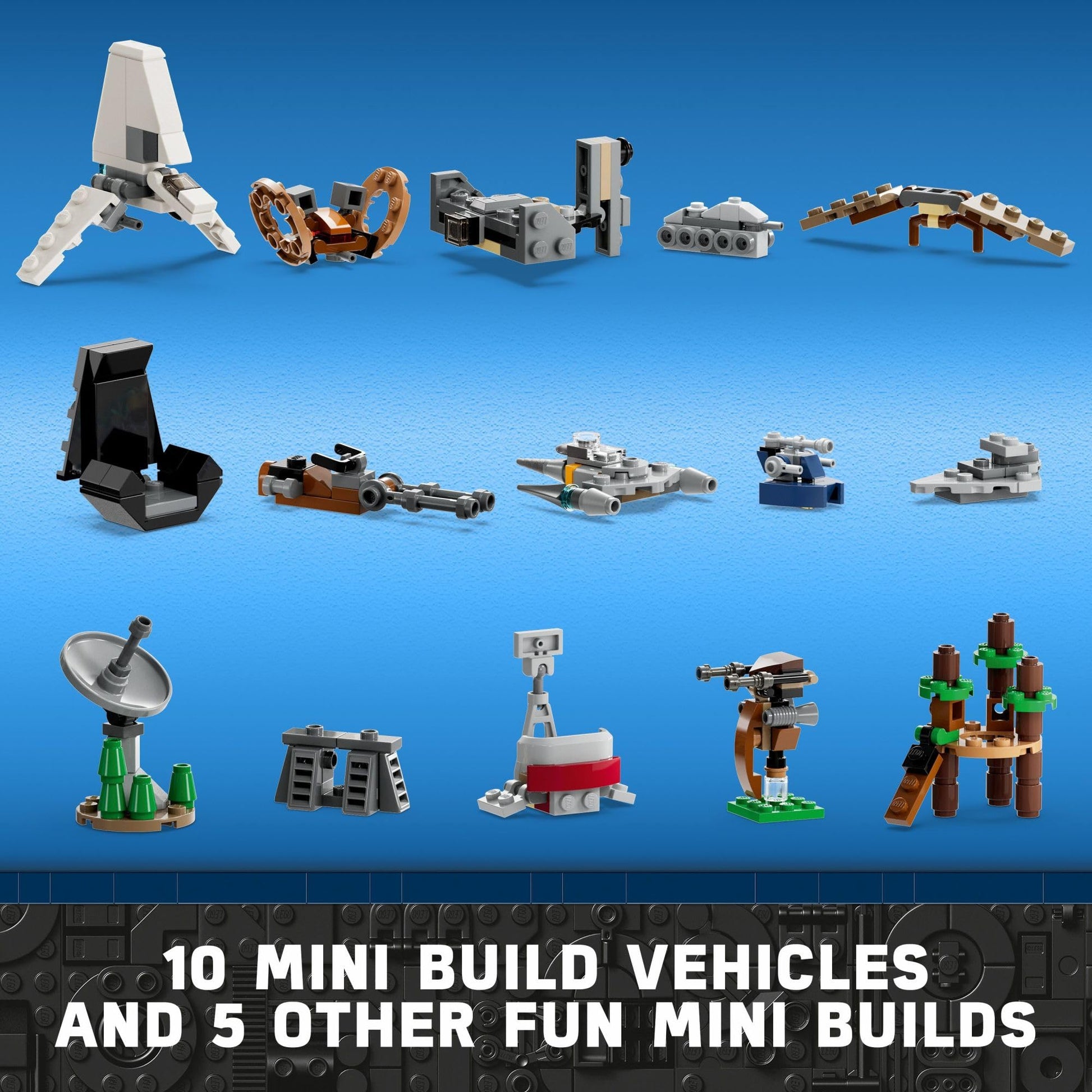 LEGO Star Wars 2023 Advent Calendar 75366 Christmas Holiday Countdown Gift Idea with 9 Star Wars Characters and 15 Mini Building Toys, Discover New