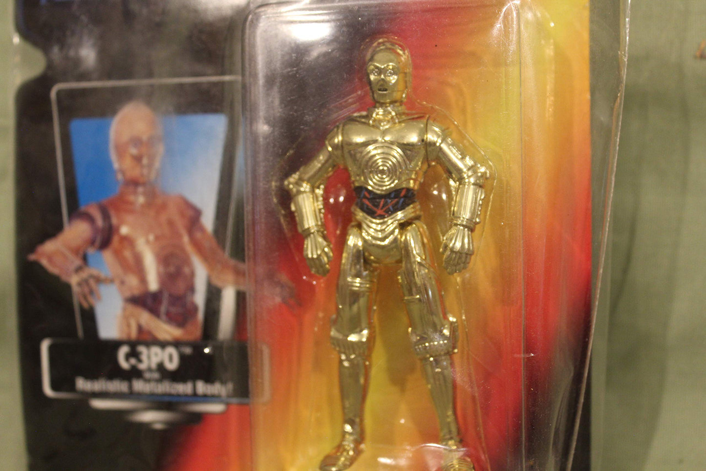 Star Wars Power of the Force Red Card 3 3/4" C-3PO Action Figure.