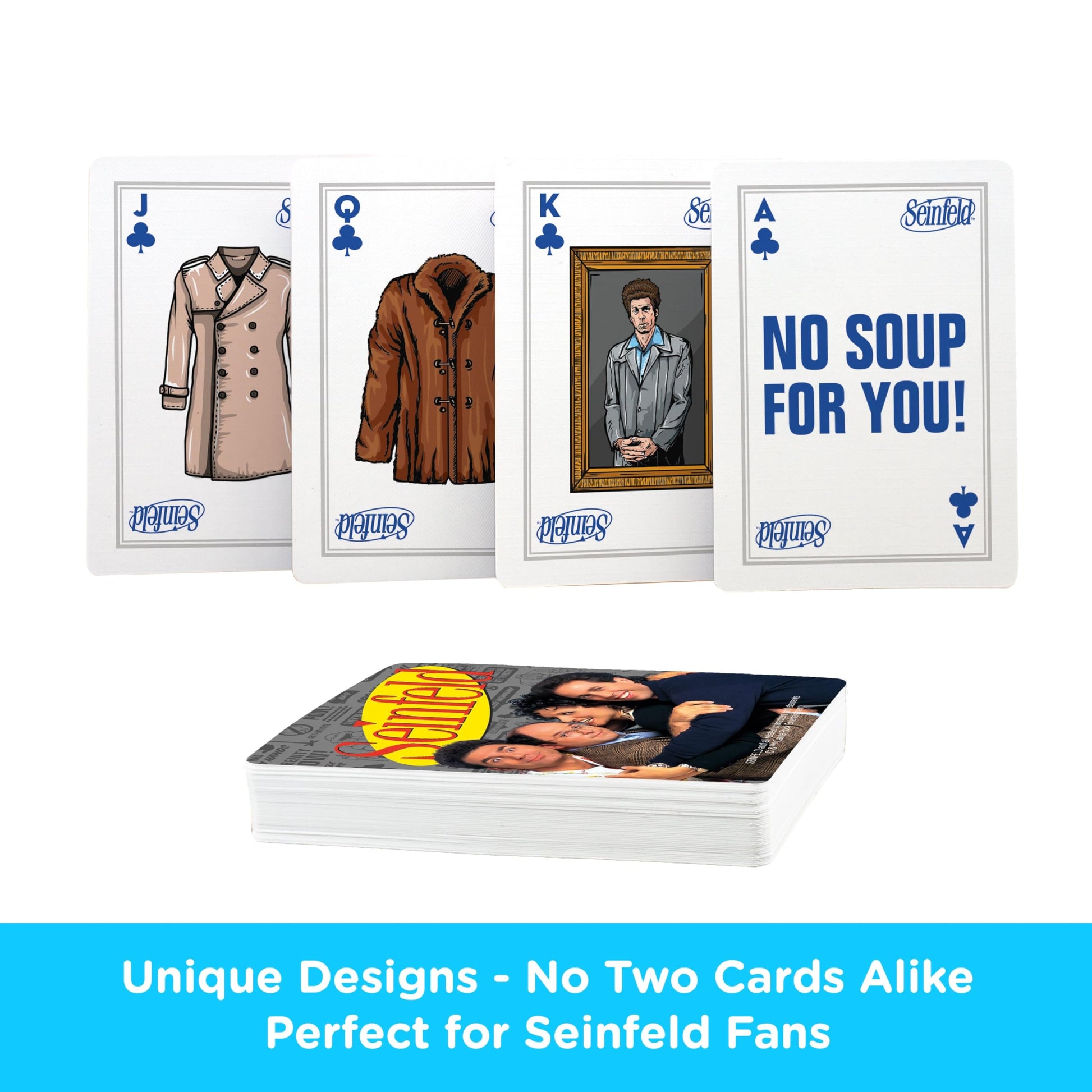 AQUARIUS Seinfeld Icons Playing Cards Deck