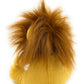 Plush Lion Stuffed Animal 6 Inch Positive Lion Hairy Lioncel Toy Let's Be Brave Gift Super Soft Plushes for Kids Boys and Girls