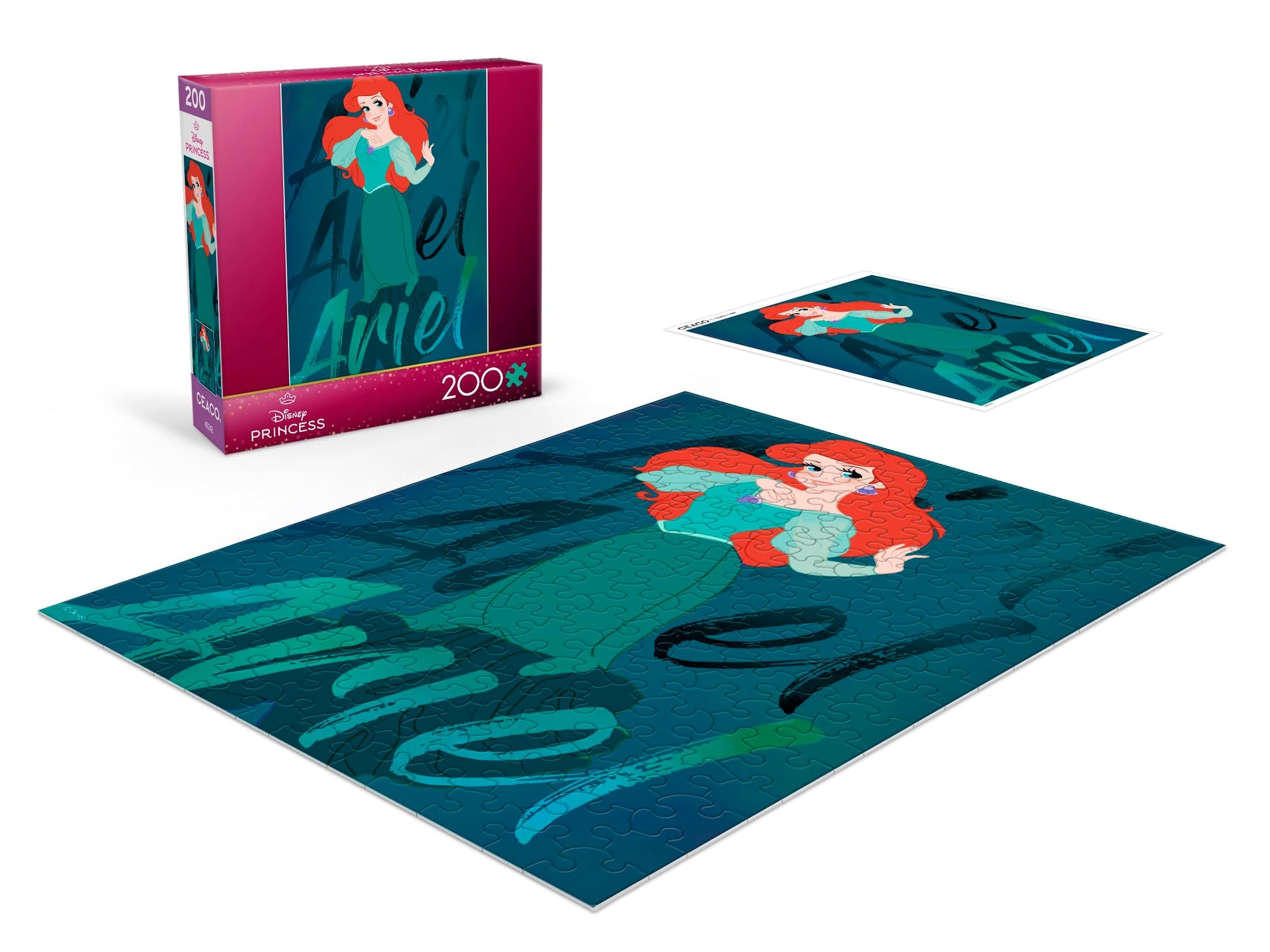 Ceaco - Disney Princess Ariel - 300 Piece Jigsaw Puzzle for Kids Ages 8+
