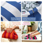 Xovnfp Mahjong Tile Bag, Knitted Mahjong Pouch with Snap Frame - Wide Opening Storage Carry Bag for Tiles