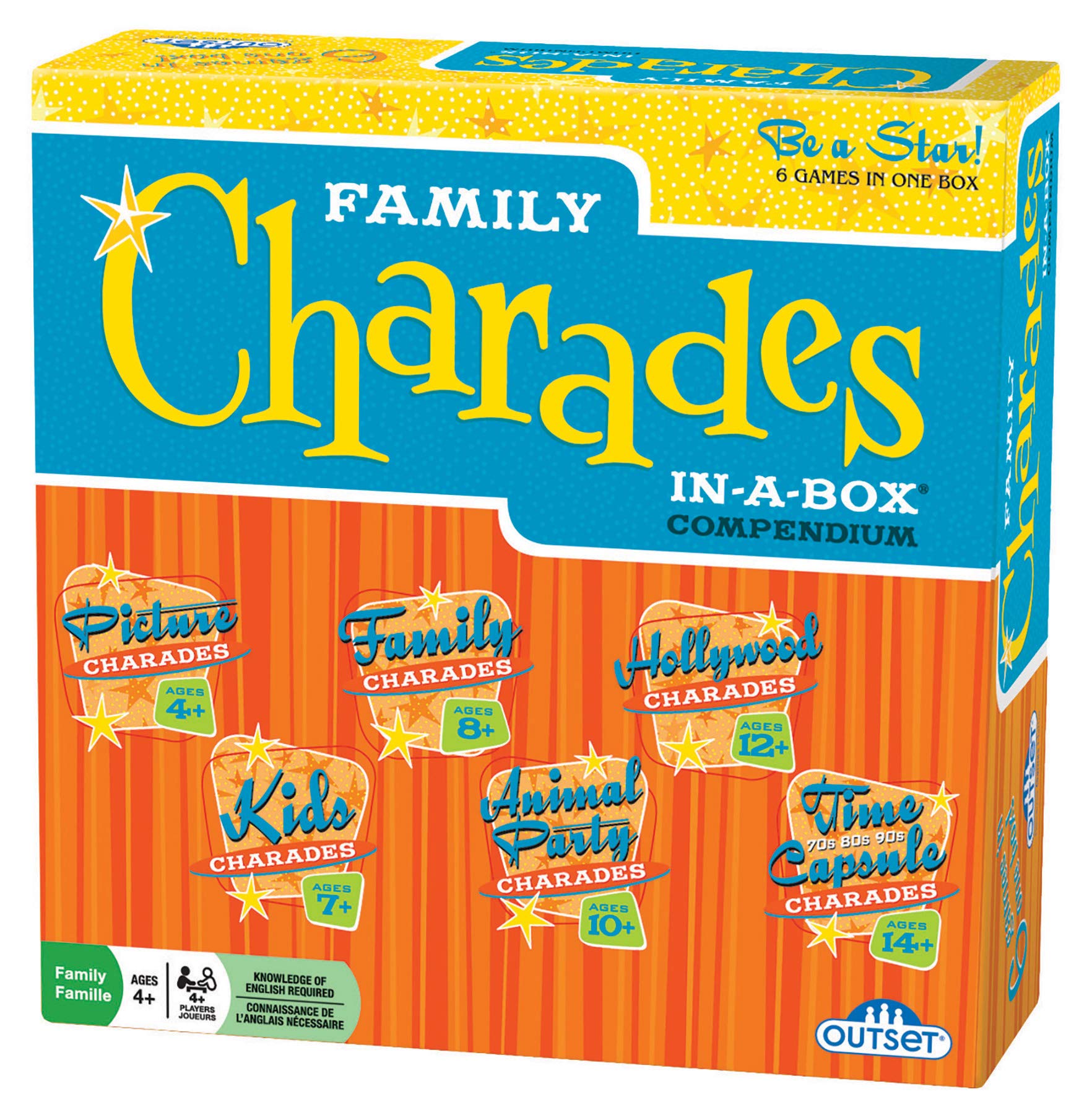 Outset Media Family Charades in-A-Box Compendium