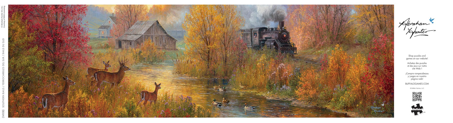 Buffalo Games - Southern Rails - 750 Piece Fall Jigsaw Puzzle for Adults