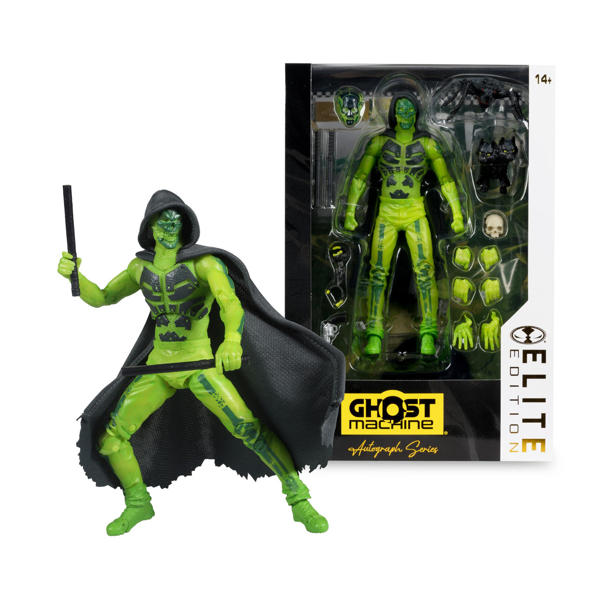 McFarlane Toys- Geiger (Ghost Machine) 7in Deluxe Action Figure McFarlane Elite Edition #15
