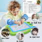 ALISKAGZE Magnetic Drawing Board for Toddlers Age 3-5, Green Erasable Doodle Pad, Screen-Free Travel Toy for Airplane & Road Trip Essentials